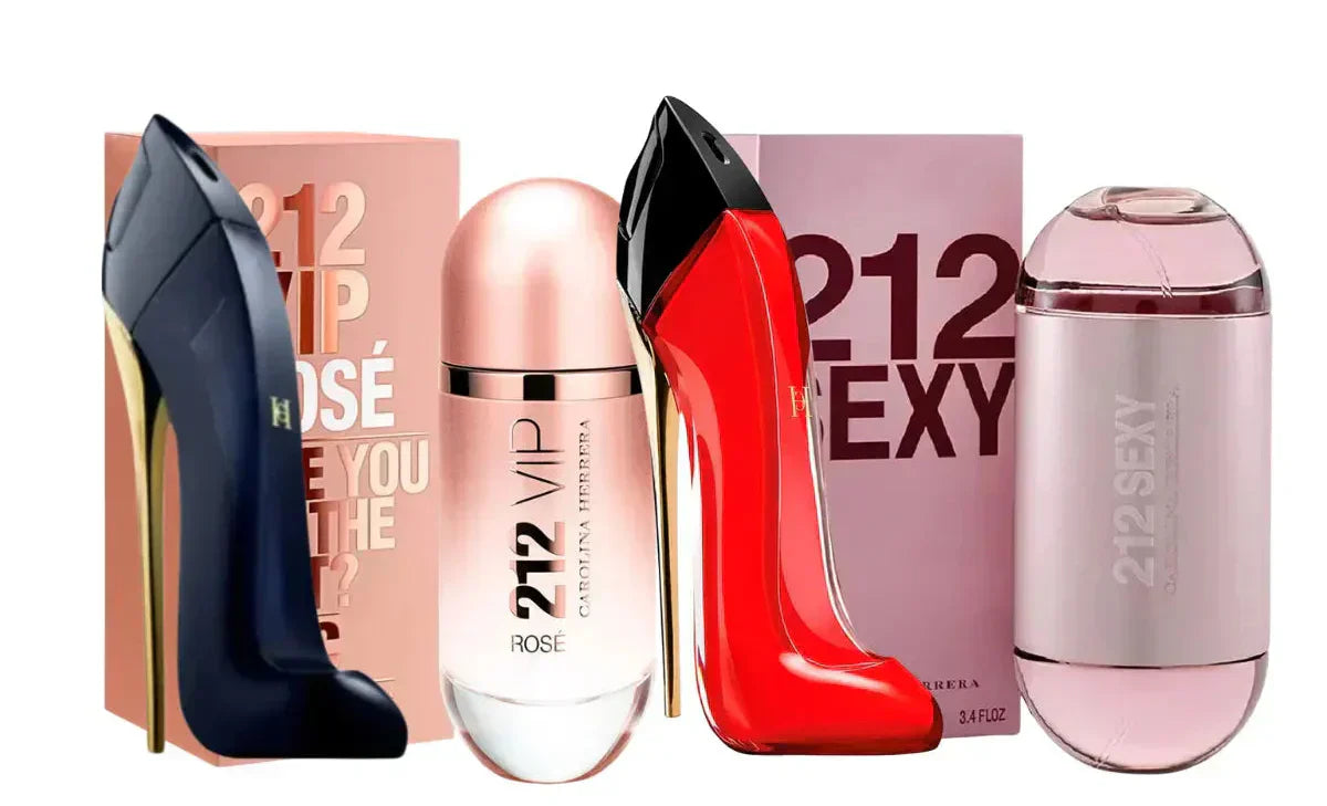 Set de 4 parfumuri | Good Girl, Good Girl Very, 212 Vip Rose, 212 Sexy